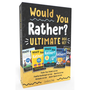 Would You Rather? Ultimate Box Set: Made You Think! Edition, Family Challenge! Edition, Sports Edition, Animals Edition, Outer Space Edition