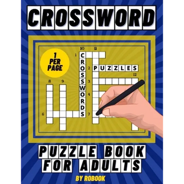 Crossword Puzzle Book for Adults: Large Print Crossword Puzzles, Brain Workout, Prevents Alzheimer's Disease and Dementia