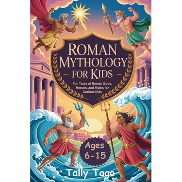 Roman Mythology For Kids 6-15: Fun Tales of Roman Gods, Heroes, and Myths for Curious Kids