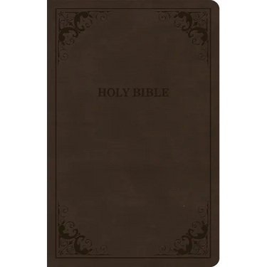 CSB Thinline Bible, Value Edition, Brown Leathertouch