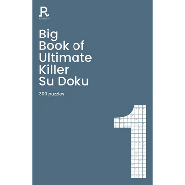 Big Book of Ultimate Killer Su Doku Book 1: A Bumper Deadly Killer Sudoku Book for Adults Containing 300 Puzzles