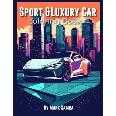 Sport and Luxury Car Coloring Book