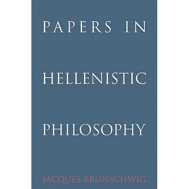 Papers in Hellenistic Philosophy