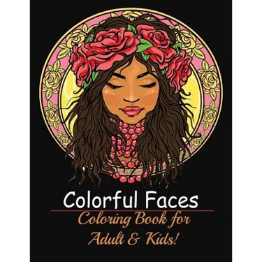 Fine Faces: Coloring Book for Adult & Kids!