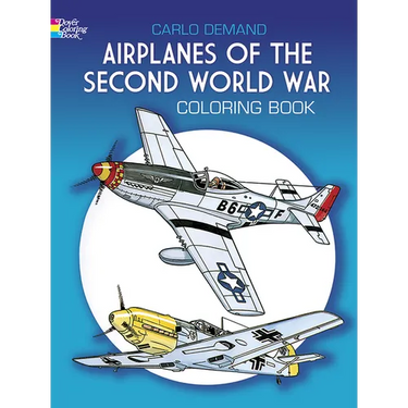 Airplanes of the Second World War Coloring Book