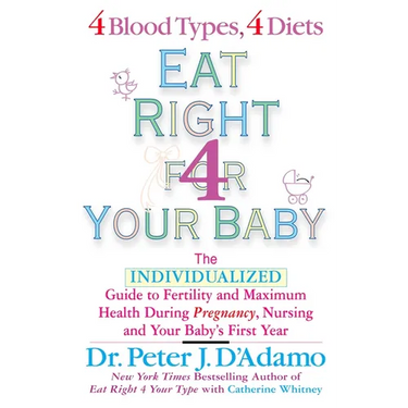 Eat Right for Your Baby: The Individulized Guide to Fertility and Maximum Heatlh During Pregnancy