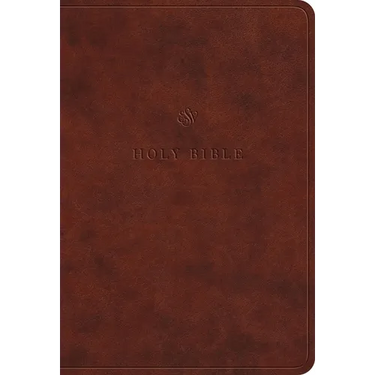 ESV Value Large Print Compact Bible (Trutone, Chestnut)