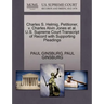 Charles S. Helmig, Petitioner, v. Charles Alvin Jones et al. U.S. Supreme Court Transcript of Record with Supporting Pleadings