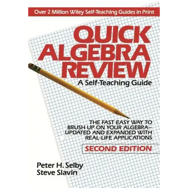 Quick Algebra Review