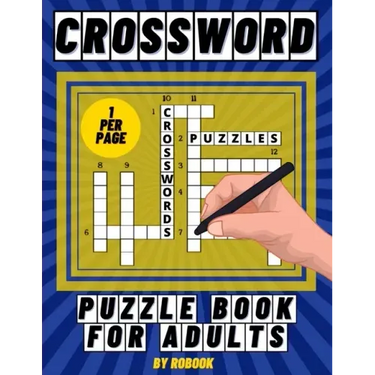 Crossword Puzzle Book for Adults: Large Print Crossword Puzzles, Brain Workout, Prevents Alzheimer's Disease and Dementia