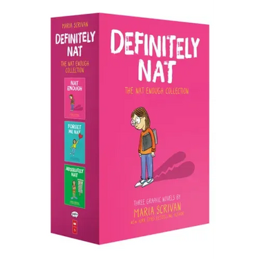 Definitely Nat: A Graphic Novel Box Set (Nat Enough #1-3)