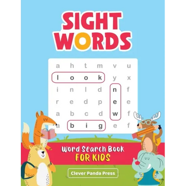 Sight Words: Word Search Book for Kids