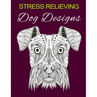 Stress Relieving Dog Designs: Color Away Your Stress