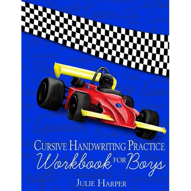 Cursive Handwriting Practice Workbook for Boys