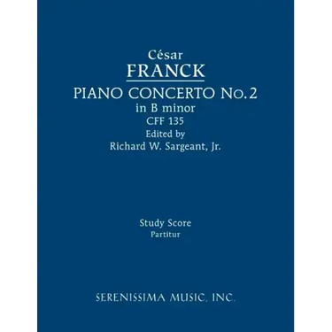 Piano Concerto in B minor, CFF 135: Study score