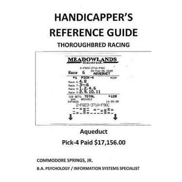 Handicapper's Reference Guide: Thoroughbred Racing