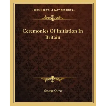 Ceremonies of Initiation in Britain