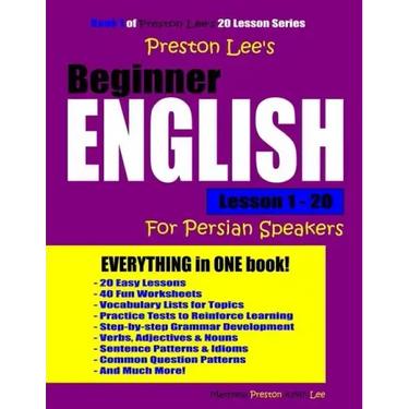 Preston Lee's Beginner English Lesson 1 - 20 For Persian Speakers