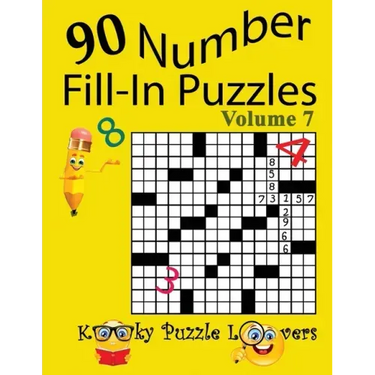 Number Fill-In Puzzles, Volume 7, 90 Puzzles