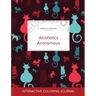 Adult Coloring Journal: Alcoholics Anonymous (Mandala Illustrations, Cats)