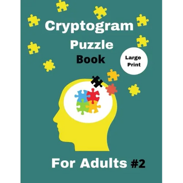Cryptogram Puzzle Book for Adults: 500 Large Print Cryptogram - Cryptoquotes