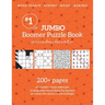 Jumbo Boomer Puzzle Book #1: 200+ pages of puzzles & brain exercises to keep your mind sharp for Seniors