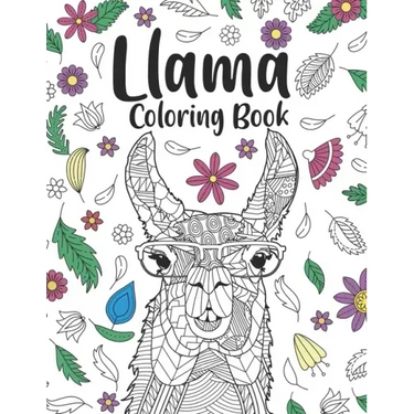 Llama Coloring Book: A Cute Adult Coloring Books for Llama Owner, Best Gift for Llama Lovers