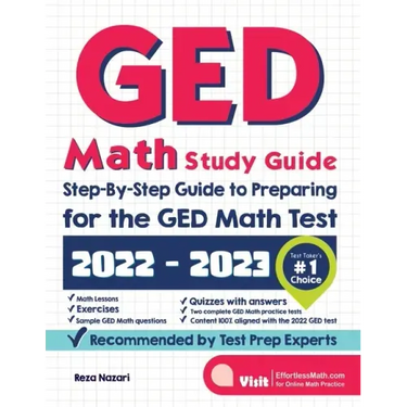 GED Math Study Guide: Step-By-Step Guide to Preparing for the GED Math Test