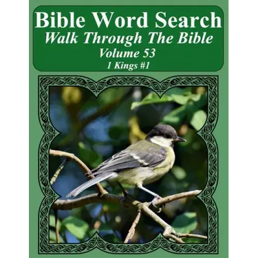Bible Word Search Walk Through The Bible Volume 53: 1 Kings #1 Extra Large Print