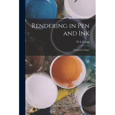 Rendering in pen and ink; Instruction Paper