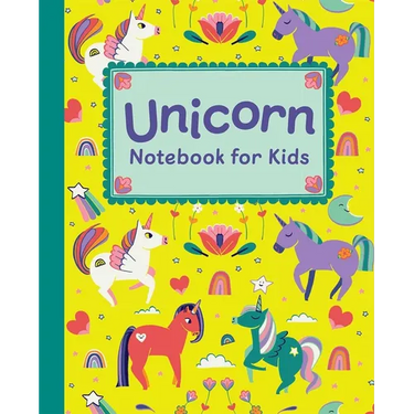 Unicorn Notebook for Kids: Featuring Cute Unicorn Art and Lined, Blank, Graphed and Bulleted Pages Perfect for Journaling and Doodling!