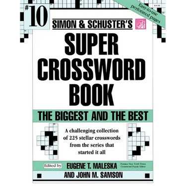 Simon & Schuster Super Crossword Puzzle Book #10