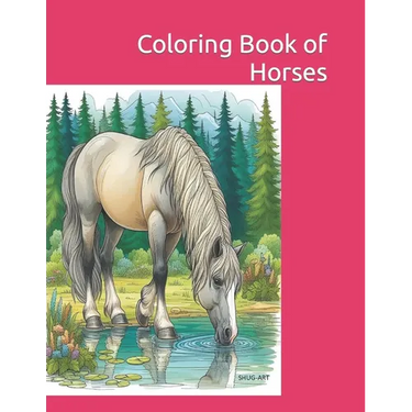 Coloring Book of Horses