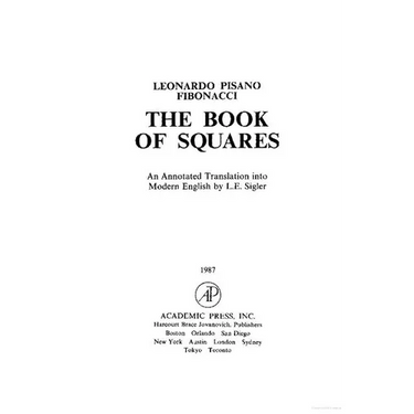 The Book of Squares