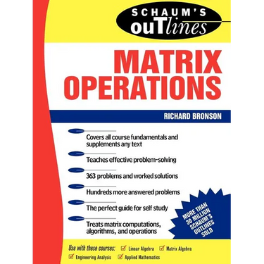Schaum's Outline of Matrix Operations