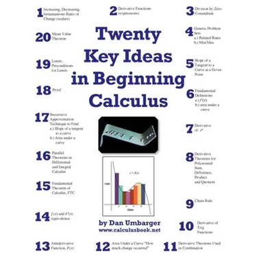 Twenty Key Ideas in Beginning Calculus