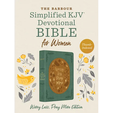 The Barbour Skjv Devotional Bible for Women: Worry Less, Pray More: Featuring Nearly 500 Encouraging Devotions--And Much More