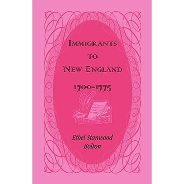 Immigrants to New England, 1700-1775