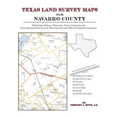 Texas Land Survey Maps for Navarro County