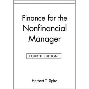 Finance for the Nonfinancial Manager