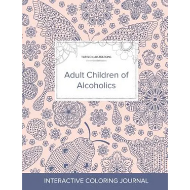 Adult Coloring Journal: Adult Children of Alcoholics (Turtle Illustrations, Ladybug)