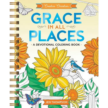 Grace in All Places: A Devotional Coloring Book