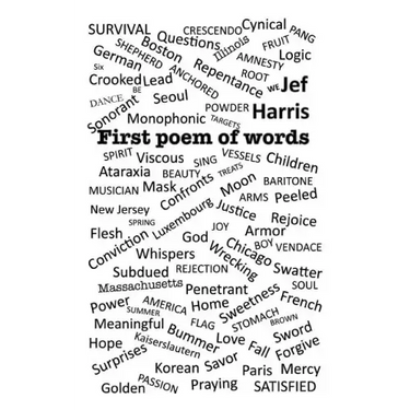 First Poem of Words