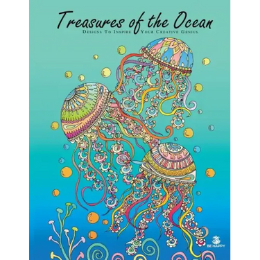 Treasures of the Ocean: Adult Coloring Book, Designs to Inspire Your Creative Genius