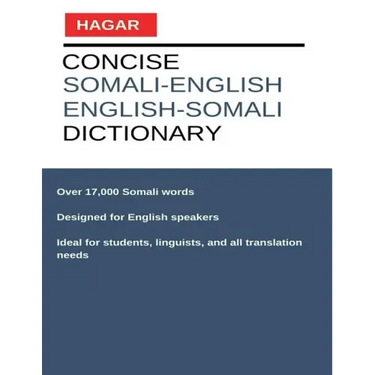 Concise Somali-English/English-Somali Dictionary