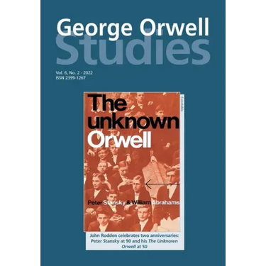 George Orwell Studies Vol.6 No.2