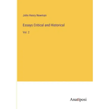 Essays Critical and Historical: Vol. 2