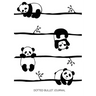 Cute Pandas - Dotted Bullet Journal: Medium A5 - 5.83X8.27