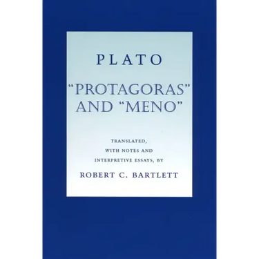 Plato "Protagoras" and "Meno"