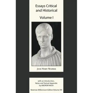 Essays Critical and Historical I